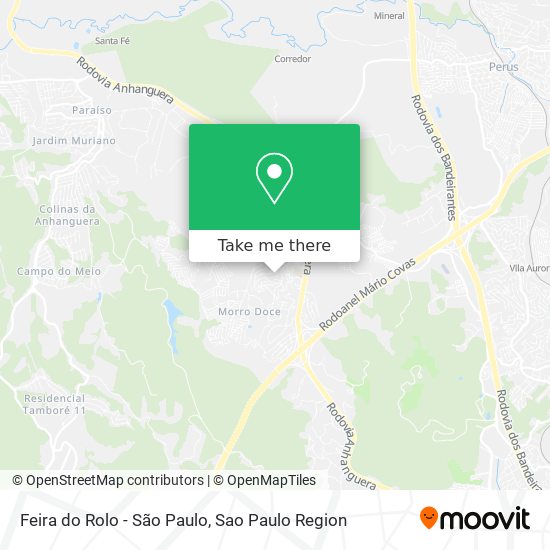 Feira do Rolo - São Paulo map