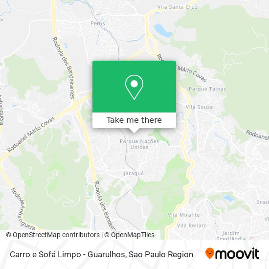 Carro e Sofá Limpo - Guarulhos map