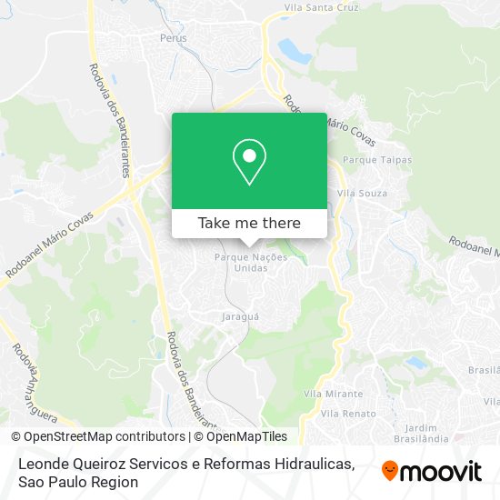 Leonde Queiroz Servicos e Reformas Hidraulicas map