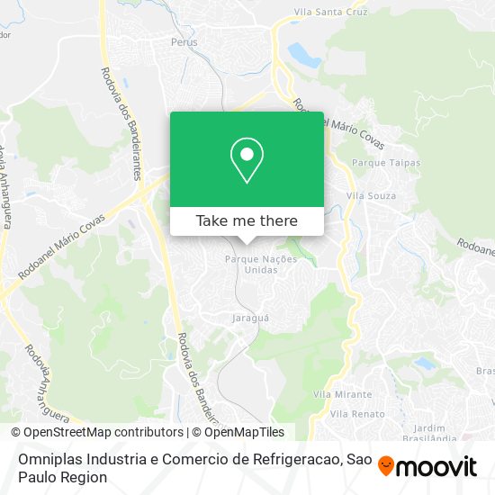 Omniplas Industria e Comercio de Refrigeracao map