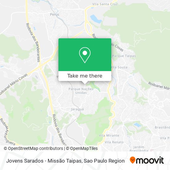 Jovens Sarados - Missão Taipas map