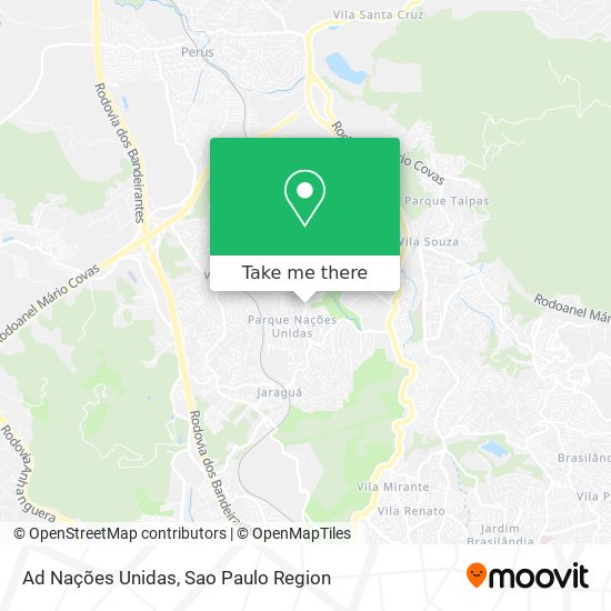 Ad Nações Unidas map