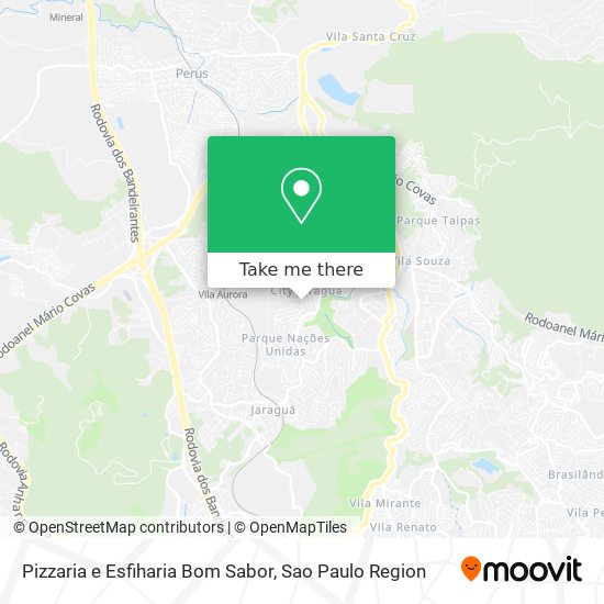 Pizzaria e Esfiharia Bom Sabor map