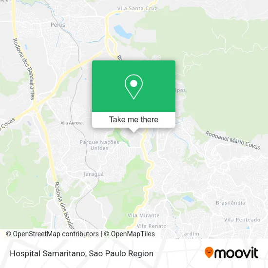 Hospital Samaritano map