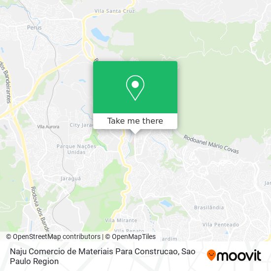 Mapa Naju Comercio de Materiais Para Construcao