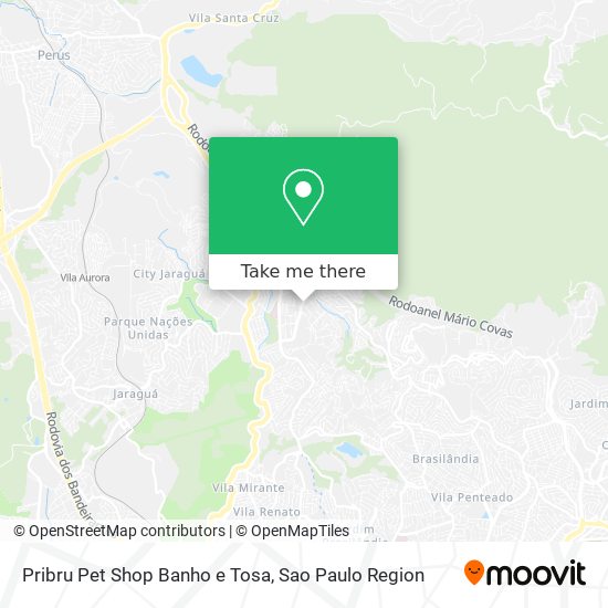 Pribru Pet Shop Banho e Tosa map