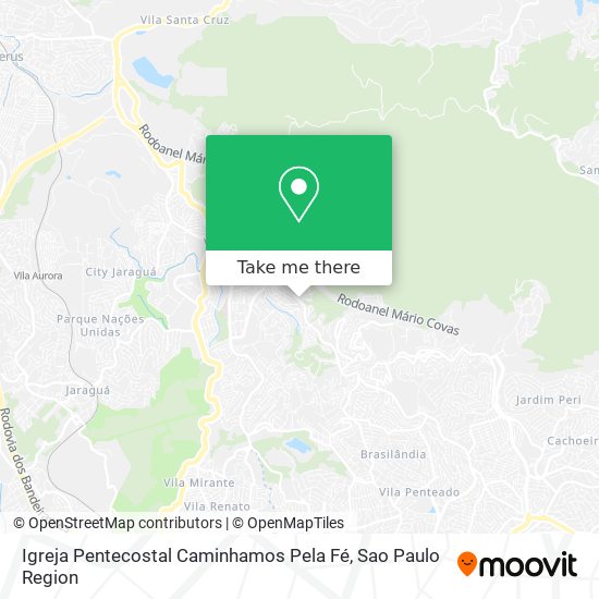 Mapa Igreja Pentecostal Caminhamos Pela Fé