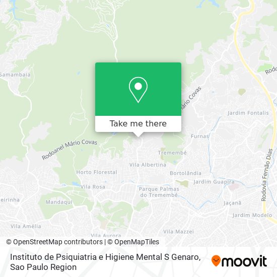 Instituto de Psiquiatria e Higiene Mental S Genaro map