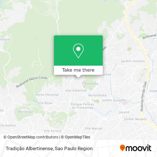 Tradição Albertinense map