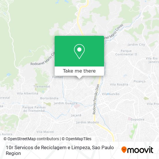 10r Servicos de Reciclagem e Limpeza map