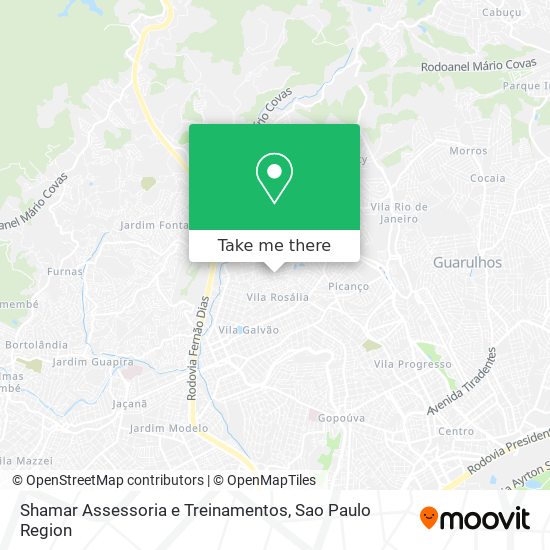 Shamar Assessoria e Treinamentos map