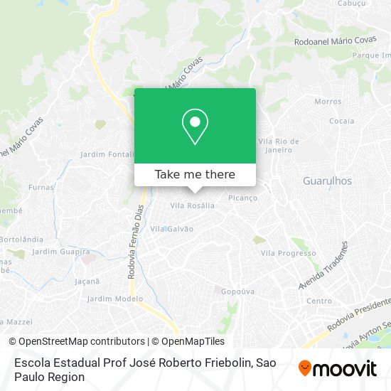 Escola Estadual Prof José Roberto Friebolin map