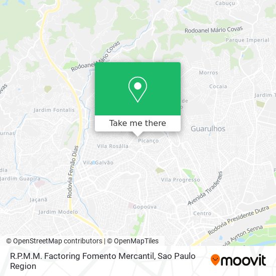 R.P.M.M. Factoring Fomento Mercantil map