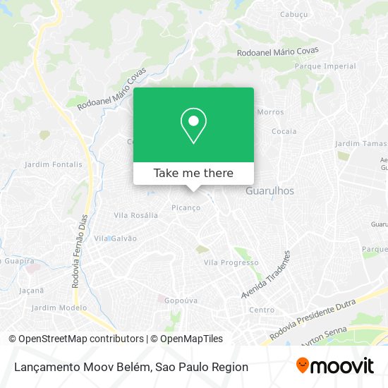 Lançamento Moov Belém map