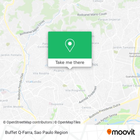 Mapa Buffet Q-Farra