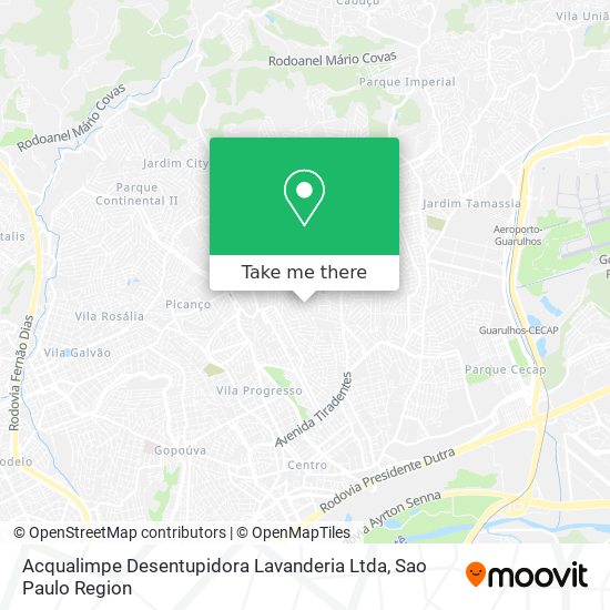 Acqualimpe Desentupidora Lavanderia Ltda map