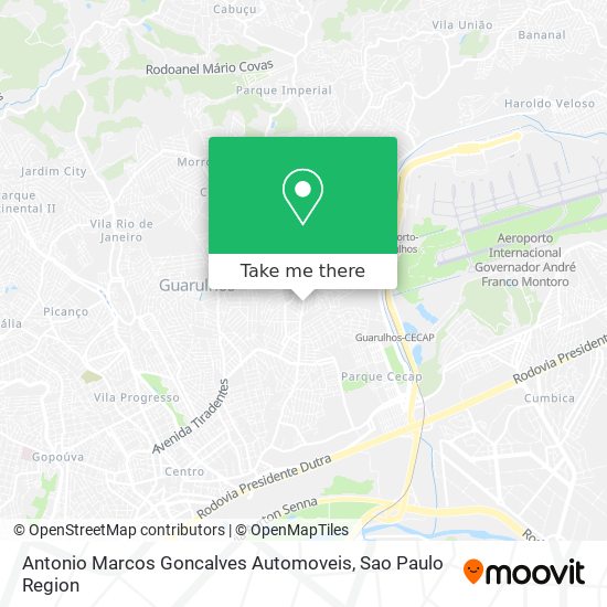 Antonio Marcos Goncalves Automoveis map