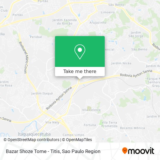 Bazar Shoze Tome - Titis map