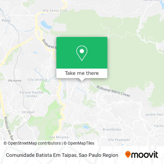 Comunidade Batista Em Taipas map