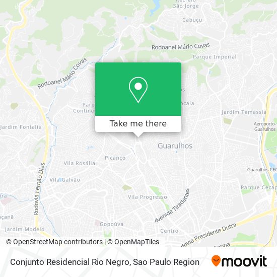 Conjunto Residencial Rio Negro map