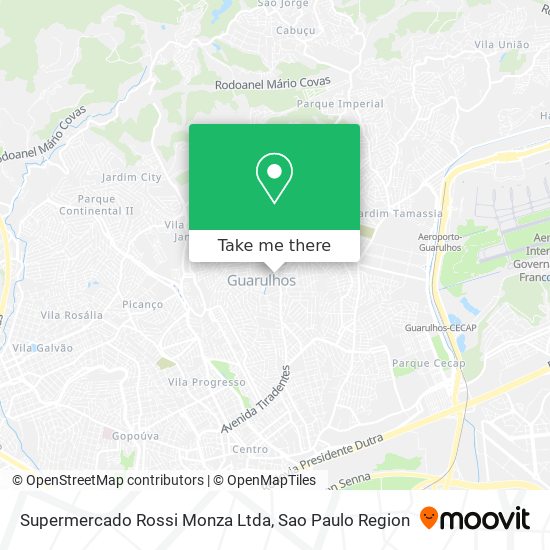 Supermercado Rossi Monza Ltda map