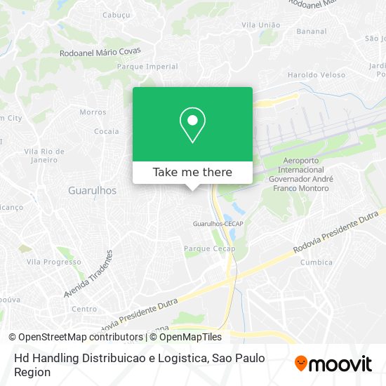 Hd Handling Distribuicao e Logistica map