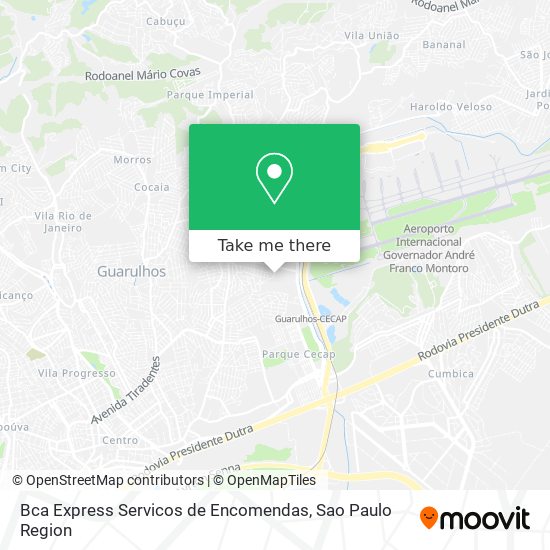Bca Express Servicos de Encomendas map