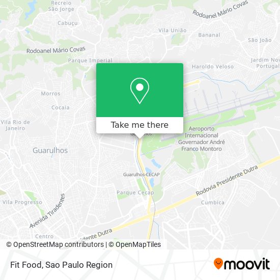 Fit Food map