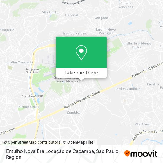 Entulho Nova Era Locação de Caçamba map