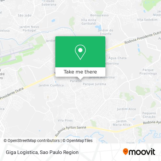 Giga Logistica map