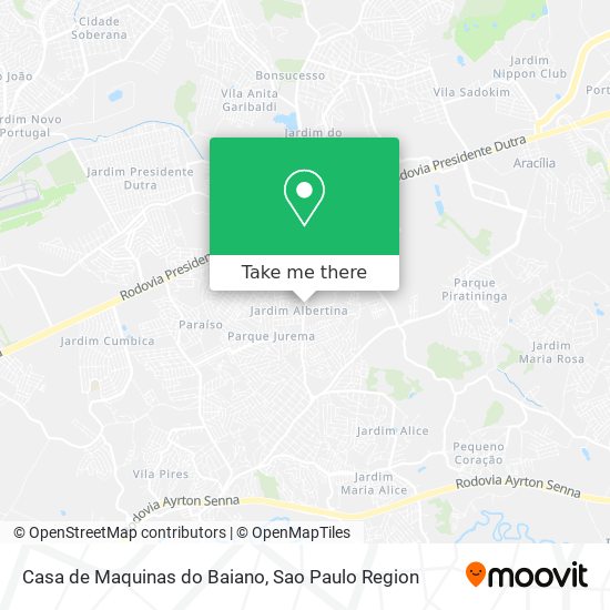 Casa de Maquinas do Baiano map