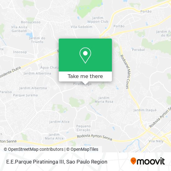 E.E.Parque Piratininga III map