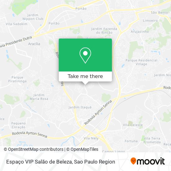 Espaço VIP Salão de Beleza map