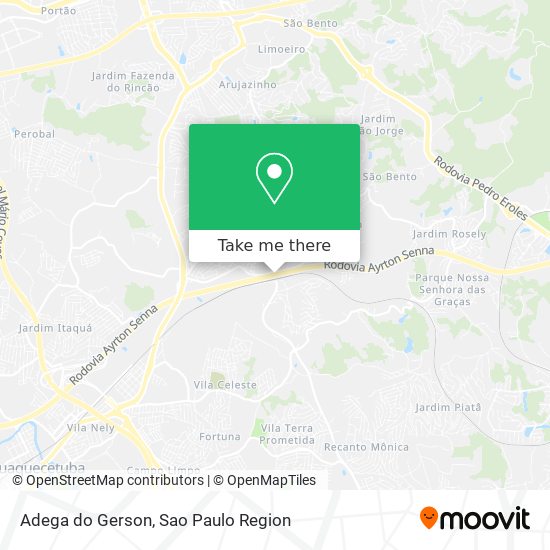 Mapa Adega do Gerson