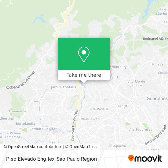 Piso Elevado Engflex map