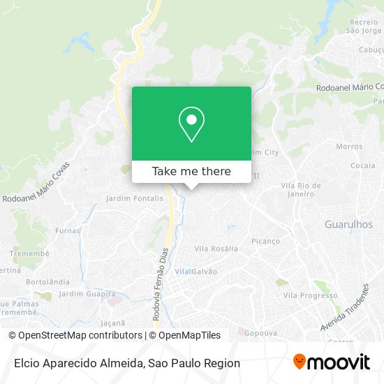 Elcio Aparecido Almeida map