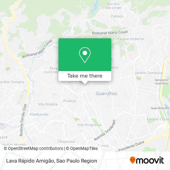 Lava Rápido Amigão map