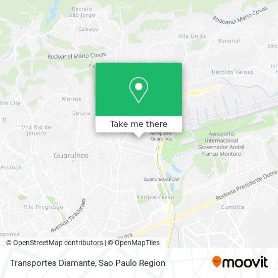 Transportes Diamante map