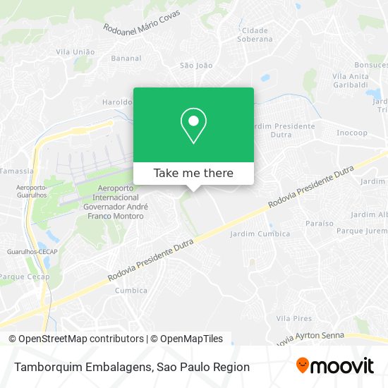 Tamborquim Embalagens map