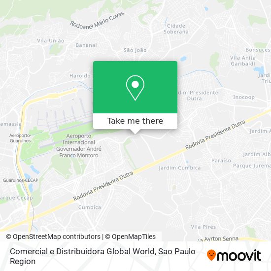 Comercial e Distribuidora Global World map
