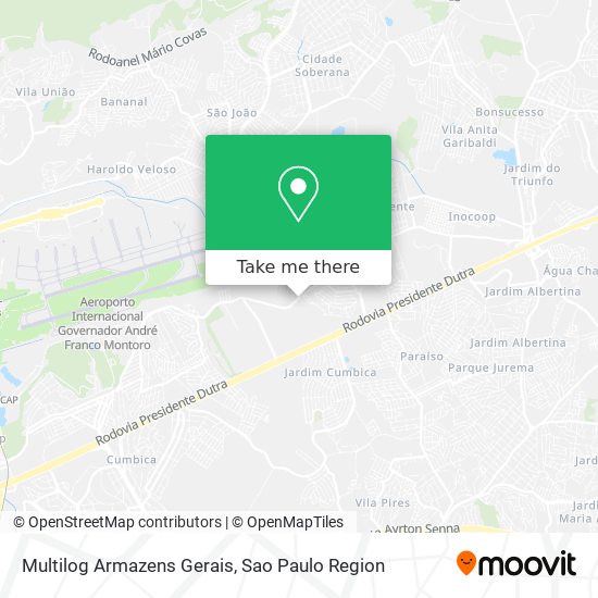 Mapa Multilog Armazens Gerais