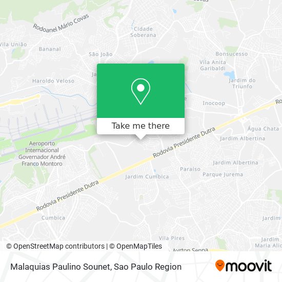 Malaquias Paulino Sounet map