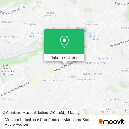 Monicar Indústria e Comércio de Máquinas map