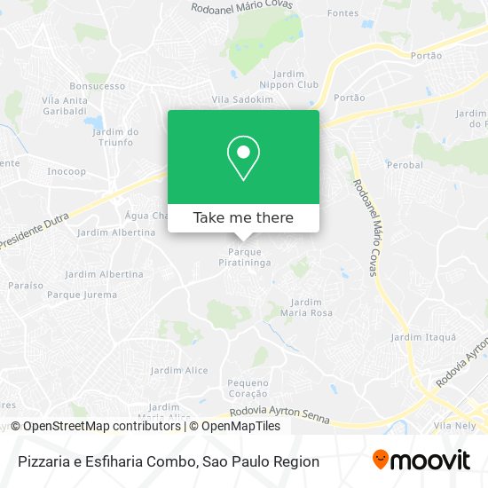 Pizzaria e Esfiharia Combo map