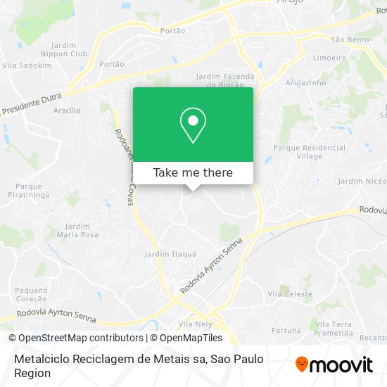 Metalciclo Reciclagem de Metais sa map