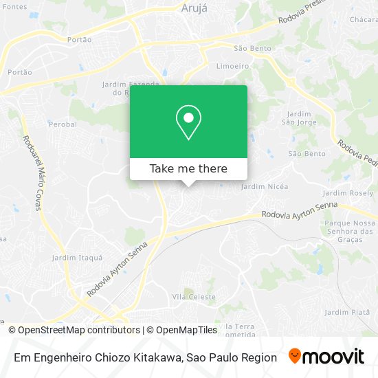 Em Engenheiro Chiozo Kitakawa map