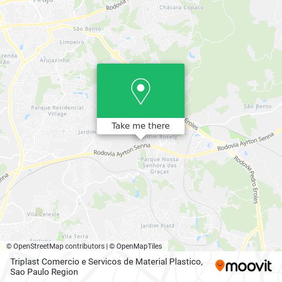 Triplast Comercio e Servicos de Material Plastico map