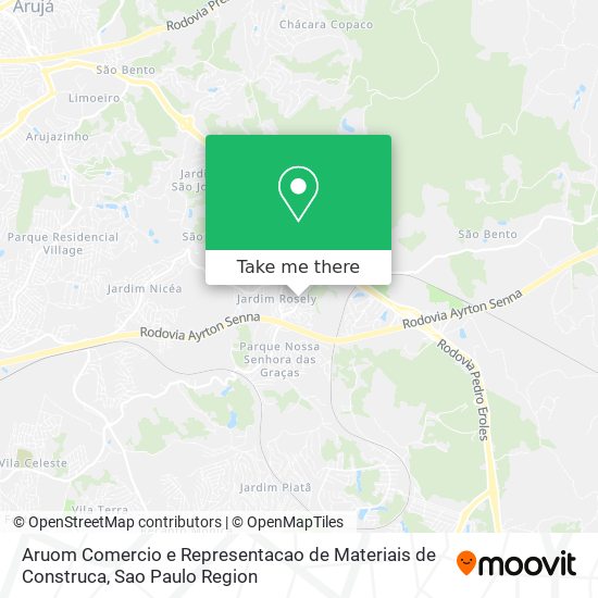 Aruom Comercio e Representacao de Materiais de Construca map