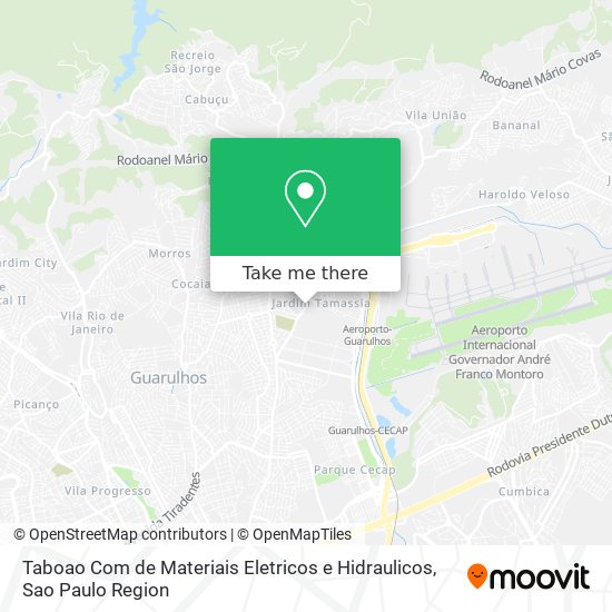 Taboao Com de Materiais Eletricos e Hidraulicos map