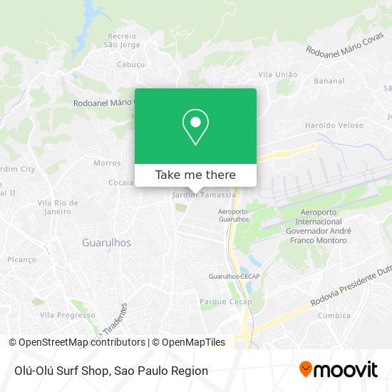 Olú-Olú Surf Shop map